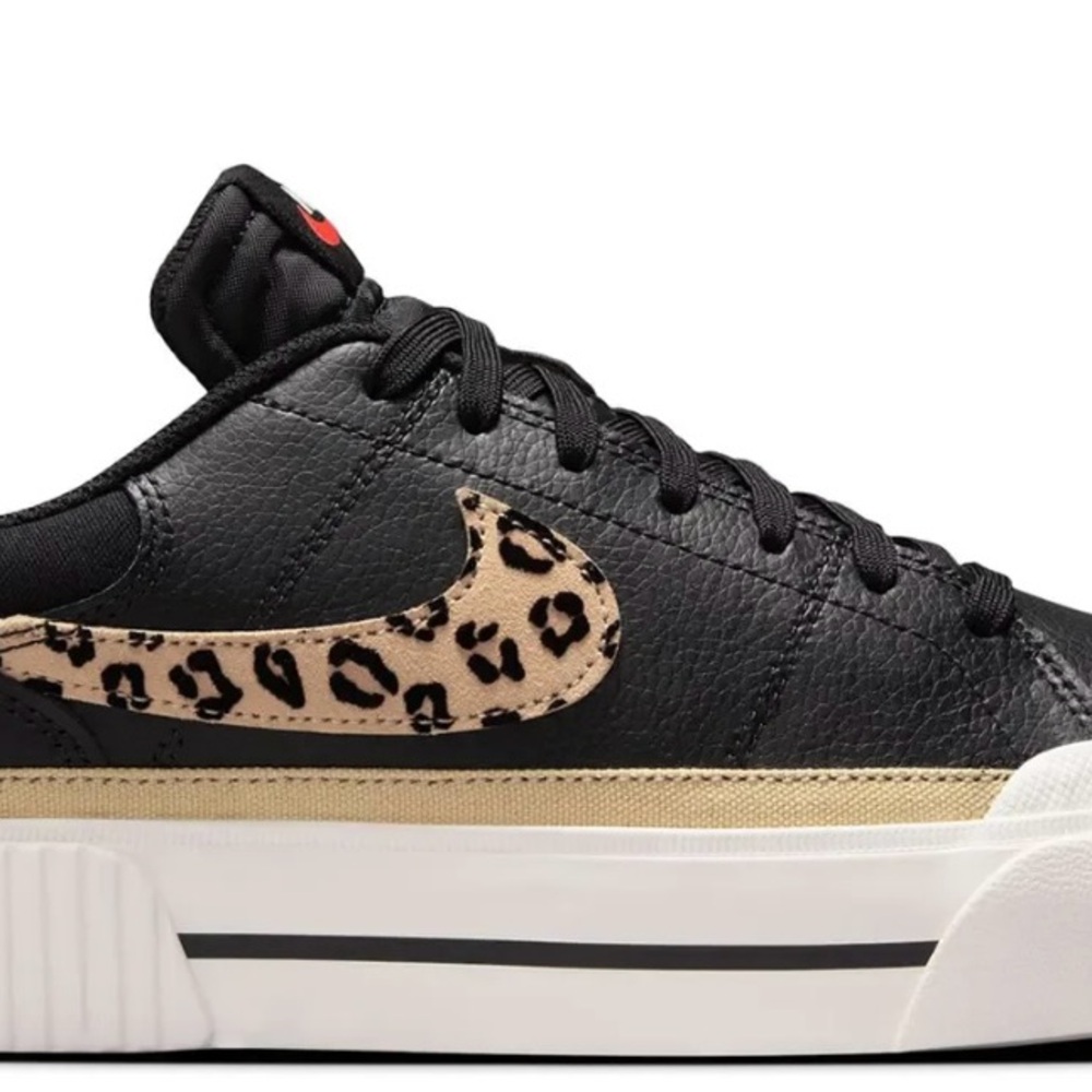 Nike Court Legacy Lift Sneakers with Animal Print - Picture 2 of 7